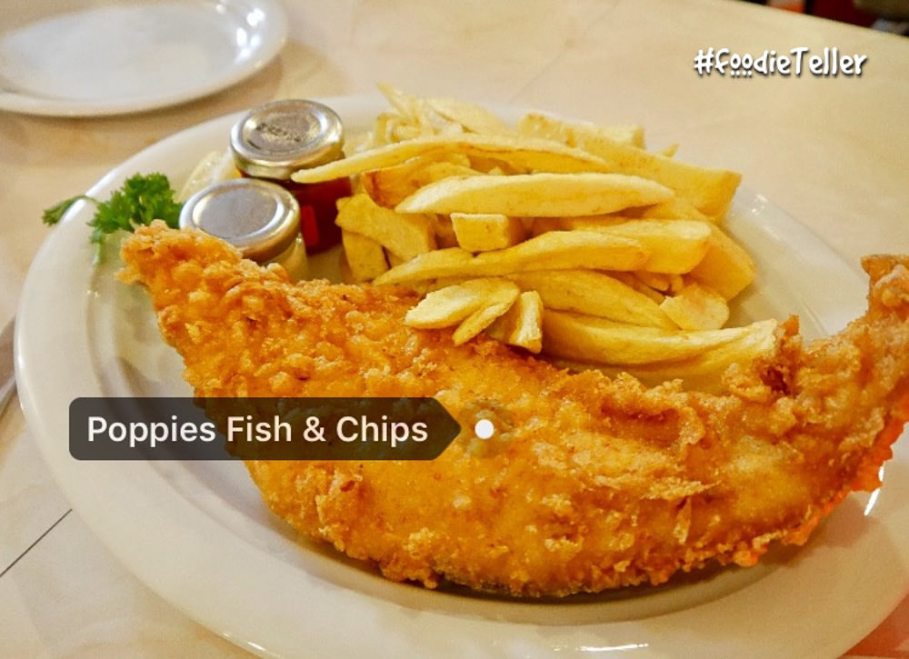 英國倫敦美食｜炸魚薯條經典英國菜 Poppies Fish and Chips！超過半世紀的老店！